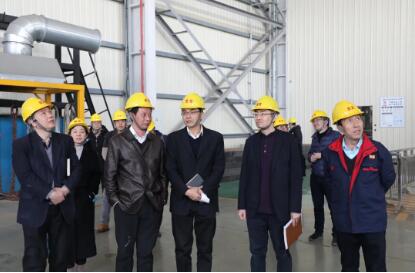 上海市核電辦主任陸海賓一行蒞臨上海阿波羅機械調(diào)研