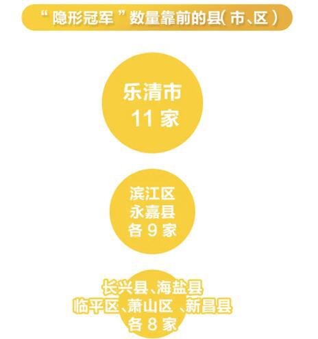 贊！永嘉省級(jí)“隱形冠軍”企業(yè)增加為9家，位列全省縣級(jí)第二，山區(qū)26縣第一！