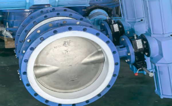 批量交付！上海禹軒 D641F-DN400 氣動蝶閥為安慶化工企業(yè)設(shè)備添力